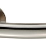 Eurospec Scimitar DDA Compliant Satin Stainless Steel Door Handles  (sold in pairs)