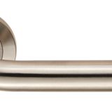 Eurospec Spira Satin Stainless Steel Door Handles  (sold in pairs)