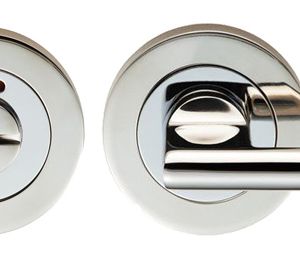 Eurospec DDA Compliant Thumbturn & Release With Indicator, Polished Stainless Steel, Satin Stainless Steel Or Duo Finish
