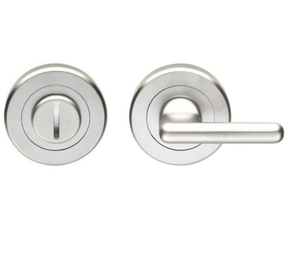 Serozzetta Round DDA Compliant Bathroom Turn & Release, Polished Chrome