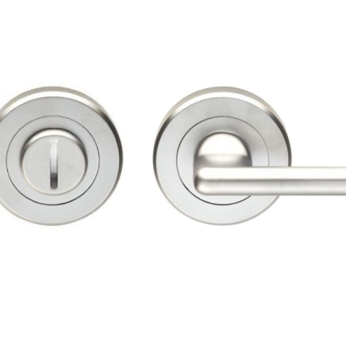 Serozzetta Round DDA Compliant Bathroom Turn & Release, Polished Chrome