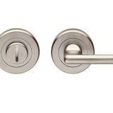 Serozzetta Round DDA Compliant Bathroom Turn & Release, Satin Chrome