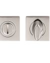 Serozzetta Square Bathroom Turn & Release, Polished Chrome