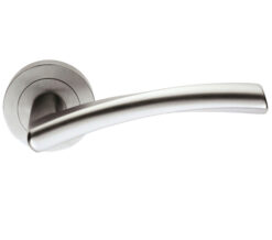 Serozzetta Moreno, Polished Chrome Or Satin Chrome Door Handles  (sold in pairs)