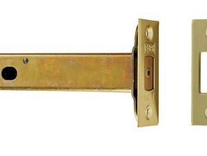 Eurospec Architectural 3, 4 & 5 Inch Tubular Deadbolts – Silver Or Brass Finish