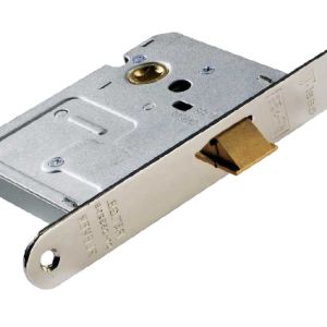 Eurospec Economy 2.5 Or 3 Inch Long Upright Case Mortice Latches (Bolt Through) – Silver Finish