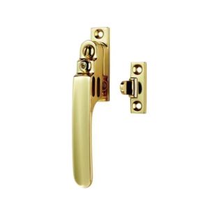Victorian Locking Casement Window Fasteners With Night Vent – Polished Brass