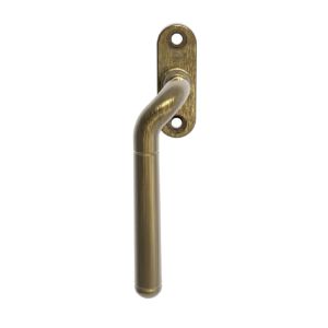 Cranked Locking Espagnolette Handle (Left OR Right Hand), Florentine Bronze