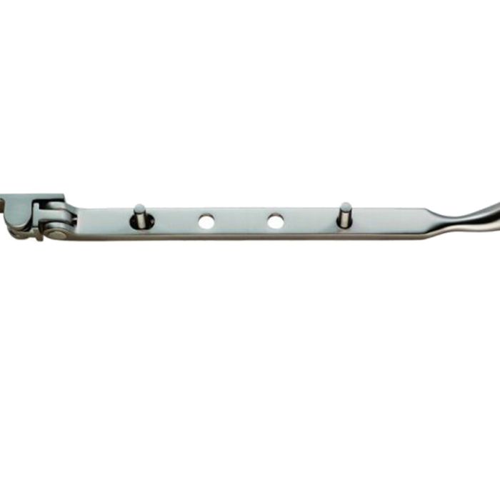 Bulb End Casement Window Stay (10″), Satin Nickel
