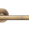 Serozzetta Philadelphia Lever On Rose Door Handles – Antique Brass (sold in pairs)