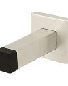 Steelworx Square Skirting Wall Door Stop With Rubber Buffer – Grade 304 Satin Stainless Steel