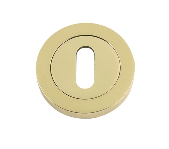 Standard Profile Escutcheons, Polished Brass