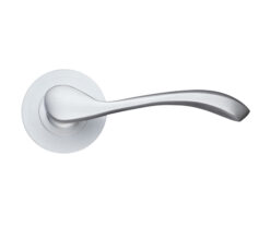 Savona Satin Chrome Door Handles (sold in pairs)