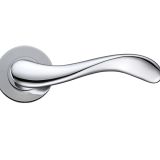 Imola Polished Chrome Door Handles - DAT030CP (sold in pairs)