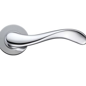 Imola Polished Chrome Door Handles – DAT030CP (sold in pairs)