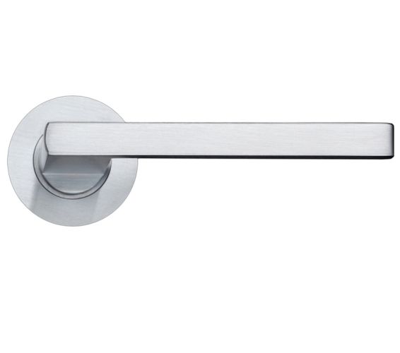 Acerra Satin Chrome Door Handles (sold in pairs)