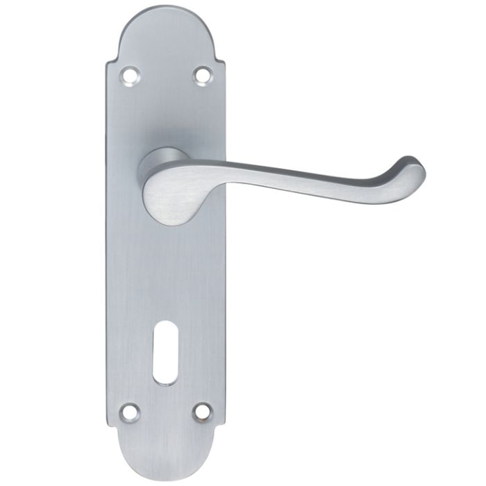 Oxford Door Handles On Backplate