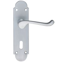 Oxford Door Handles On Backplate