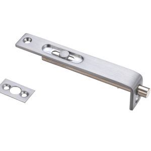 Sunk Slide Flush Bolt (17mm x 100mm), Satin Chrome