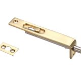 Sunk Slide Flush Bolt (17mm x 100mm), Polished Brass