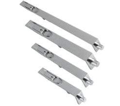 Lever Action Flush Bolt (Various Sizes), Polished Chrome