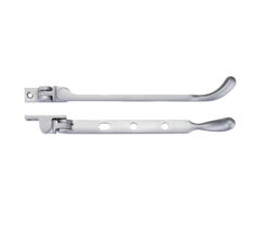 Bulb End Casement Stay (8", 10" OR 12"), Satin Chrome