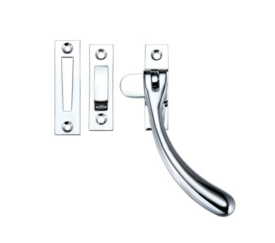 Standard Casement Fastener, Polished Chrome