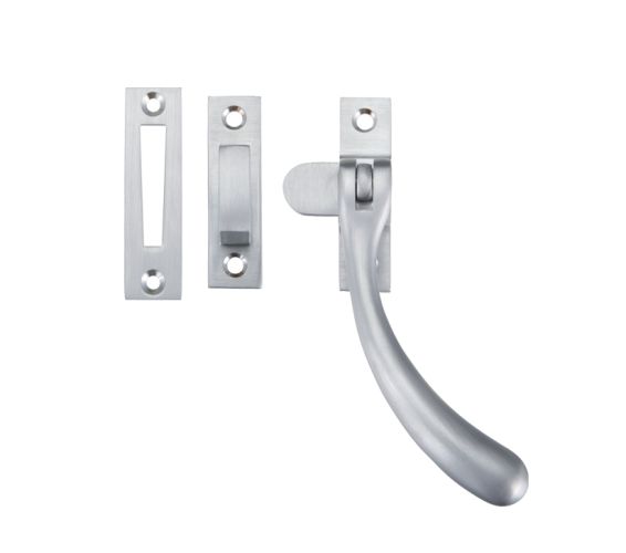 Standard Casement Fastener, Satin Chrome