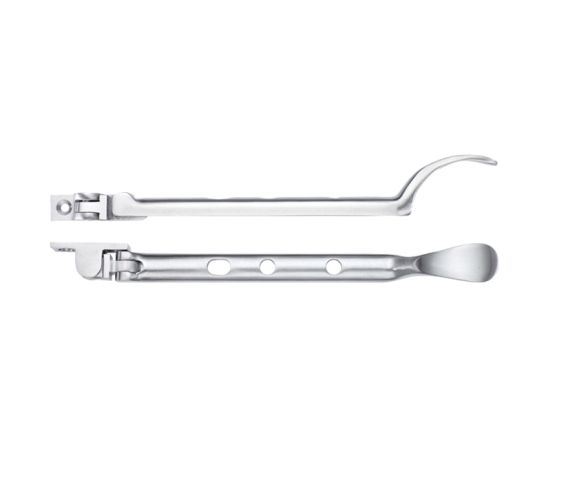 Spoon End Casement Stay (8″, 10″ OR 12″), Satin Chrome