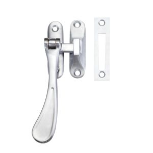 Spoon End Casement Fastener, Satin Chrome