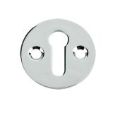 Standard Profile Victorian Escutcheon, Polished Chrome