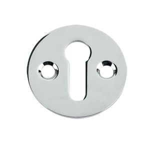 Standard Profile Victorian Escutcheon, Polished Chrome