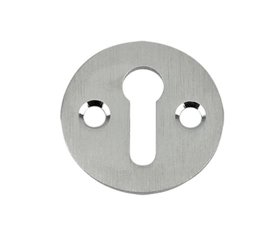 Standard Profile Victorian Escutcheon, Satin Chrome