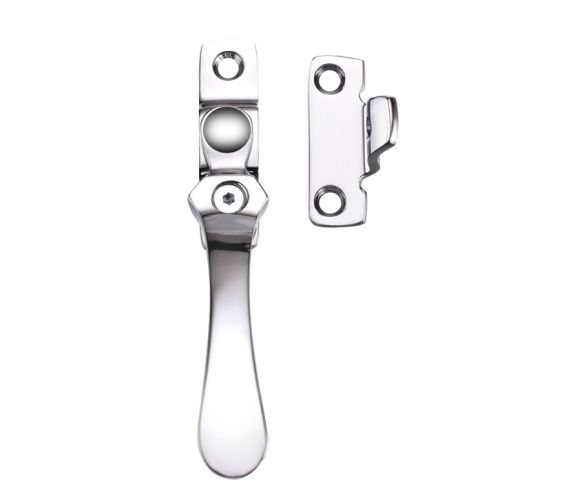 Wedge Type Locking Casement Fastener, Polished Chrome
