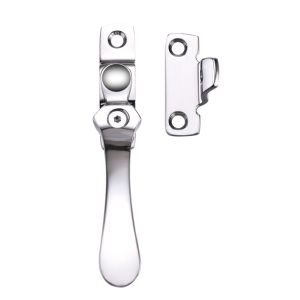 Wedge Type Locking Casement Fastener, Polished Chrome