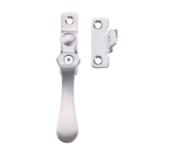 Wedge Type Locking Casement Fastener, Satin Chrome