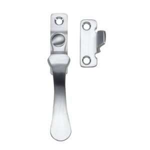 Wedge Type Casement Fastener, Satin Chrome