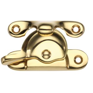 Narrow Style Fitch Fastener, Polished Brass