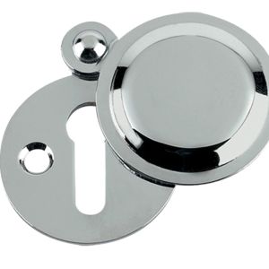 Standard Profile Covered Escutcheon, Polished Chrome