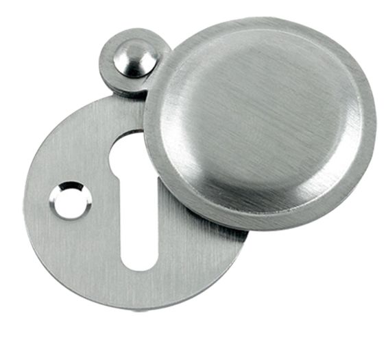 Standard Profile Covered Escutcheon, Satin Chrome