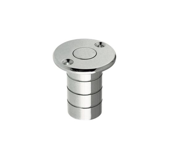 Dust Excluding Socket For Flush Bolts (Wood), Polished Chrome