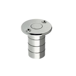 Dust Excluding Socket For Flush Bolts (Wood), Polished Chrome