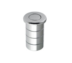 Dust Excluding Socket For Flush Bolts (Concrete), Polished Chrome
