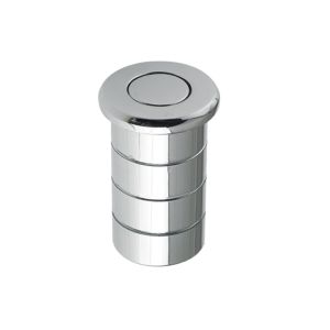 Dust Excluding Socket For Flush Bolts (Concrete), Polished Chrome