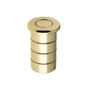 Dust Excluding Socket For Flush Bolts (Concrete), Polished Brass