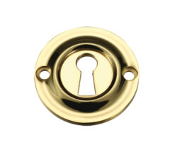 Standard Profile Escutcheon, Polished Brass