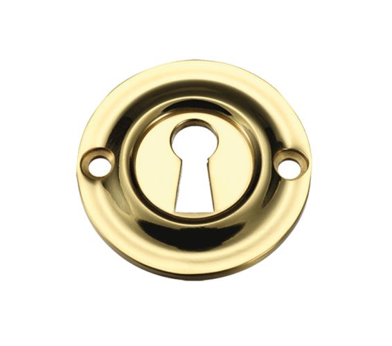 Standard Profile Escutcheon, Polished Brass