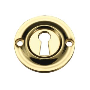 Standard Profile Escutcheon, Polished Brass