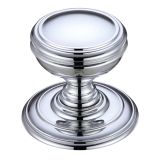 Concealed Fix Mortice Door Knobs, Polished Chrome -  (sold in pairs)