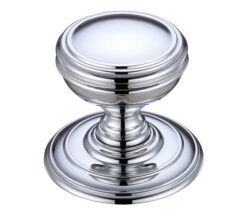 Concealed Fix Mortice Door Knobs, Polished Chrome -  (sold in pairs)